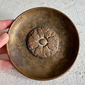 Brass Tray Ring Dish by Lesavoy